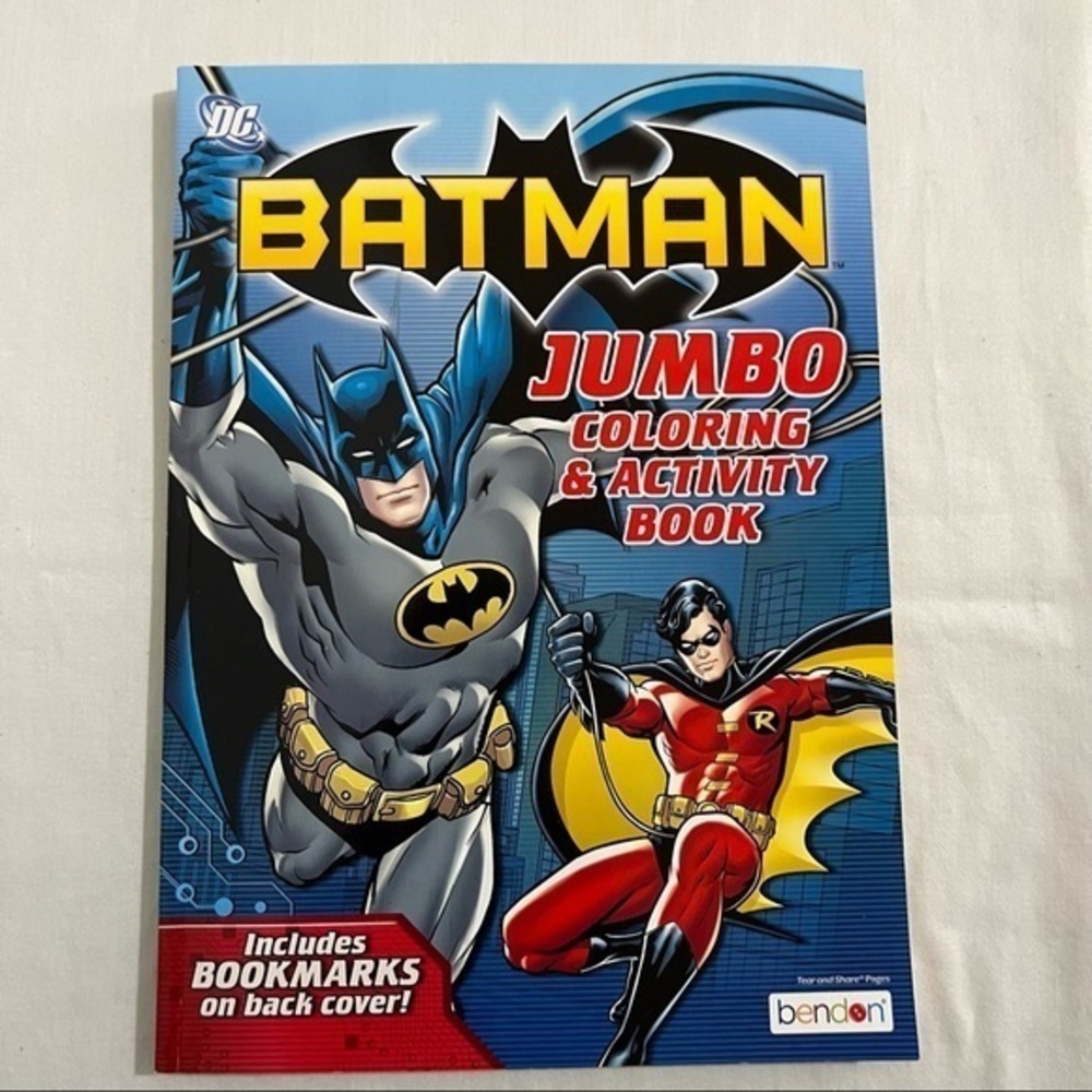 DC Comics Batman Jumbo Coloring & Activity Book